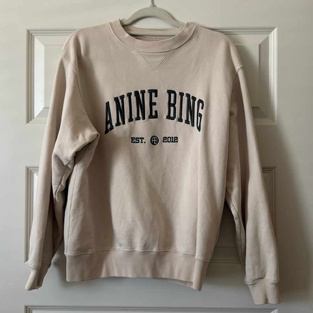 Anine Bing Sweatshirt Organic Cotton S